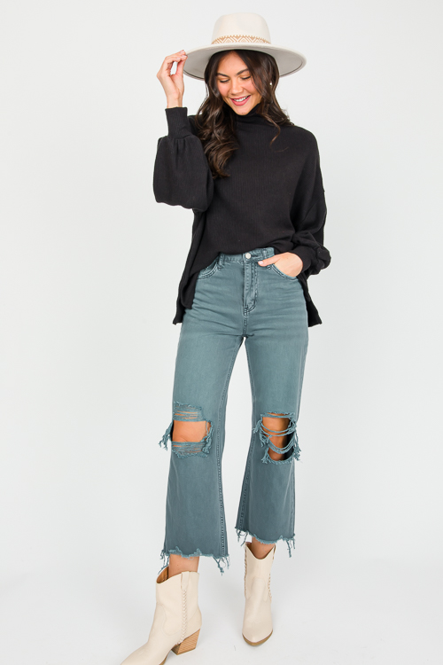 Leslie Crop Flare, Balsam