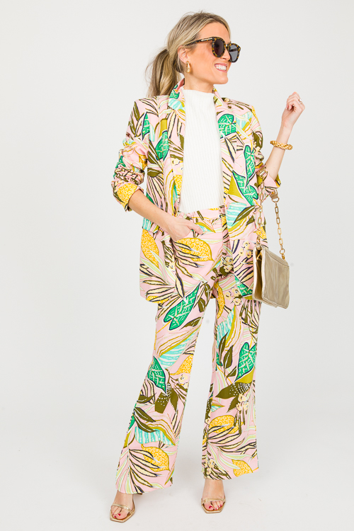 Tropical Trousers, Blush Multi