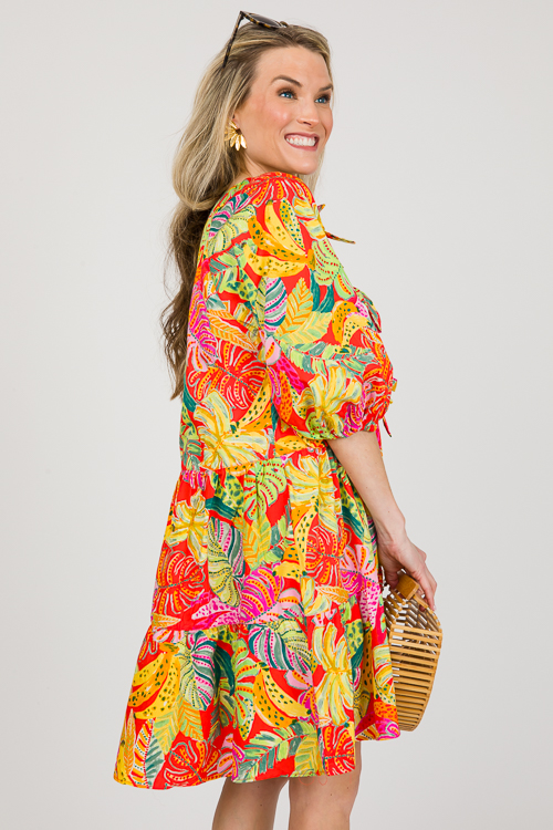 Tropical Bow Dress