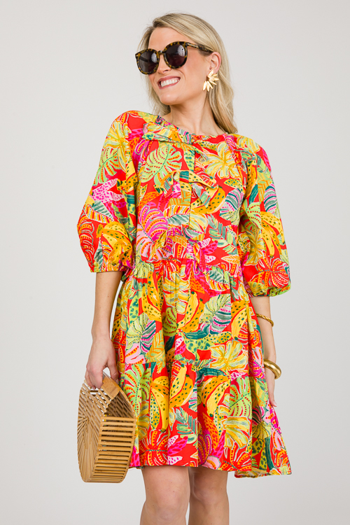 Tropical Bow Dress