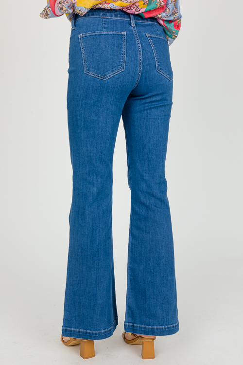 Center Seam Jeans, Dark Wash