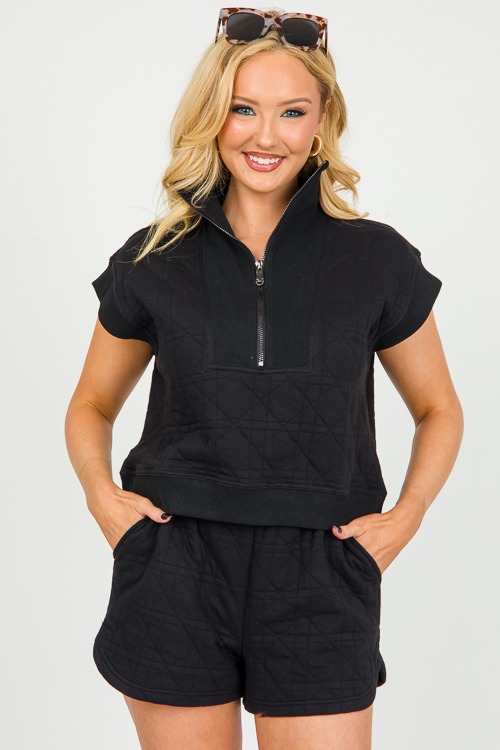 Quilted Shorts Set, Black - 0214-46.jpg