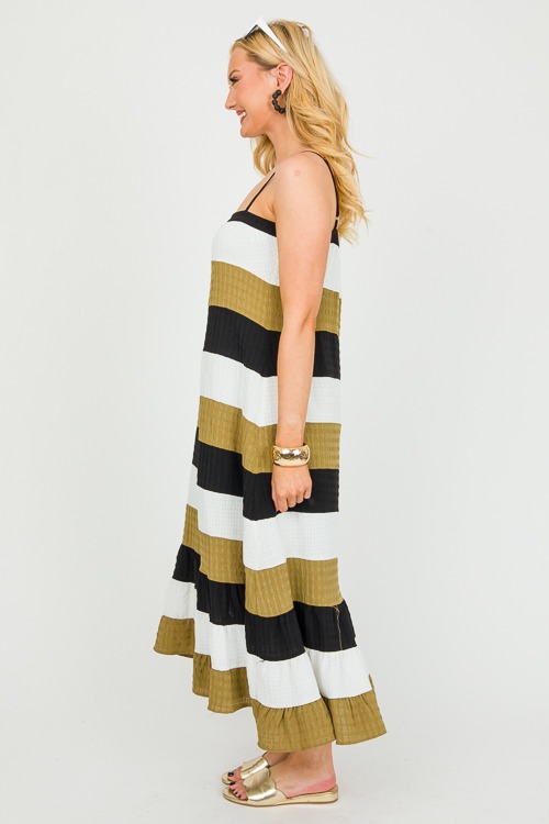 Checkered Stripes Midi, Olive - 0214-76.jpg