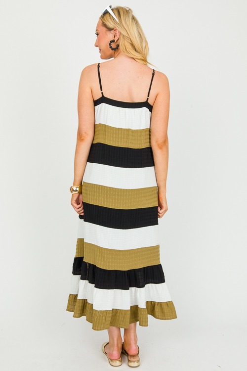 Checkered Stripes Midi, Olive - 0214-77.jpg