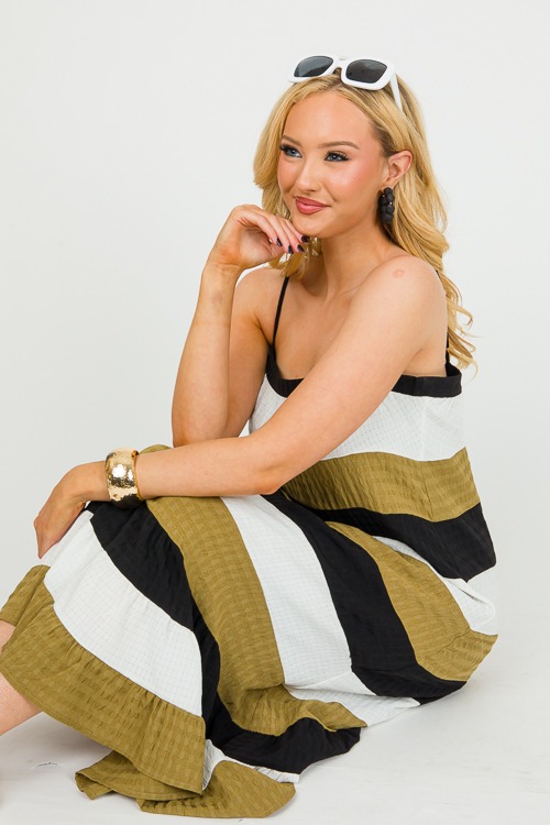 Checkered Stripes Midi, Olive - 0214-78.jpg