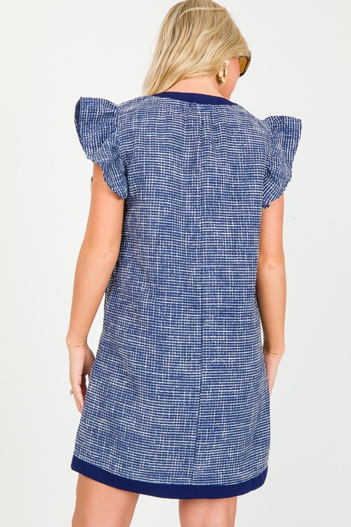 Tweed Bow Button Dress, Navy - 0220-81.jpg