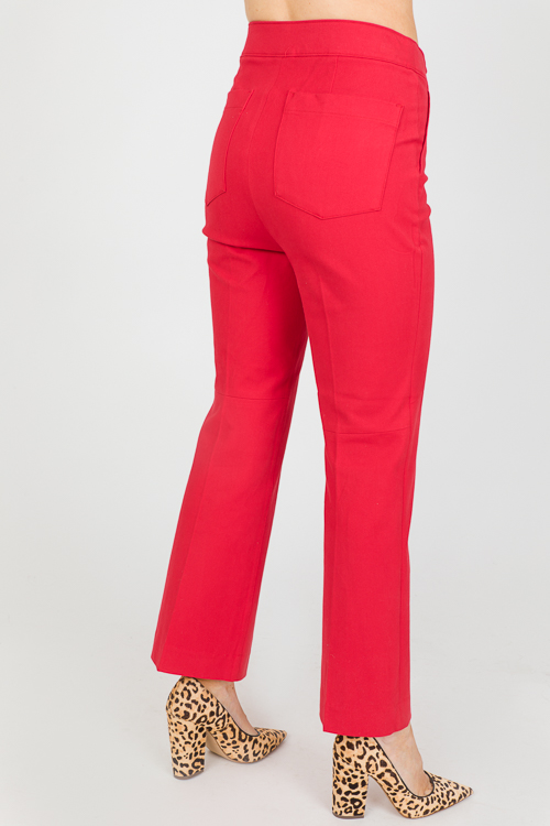 💜 SPANX The Perfect Pant, Hi-Rise Flare - 20252 True Red