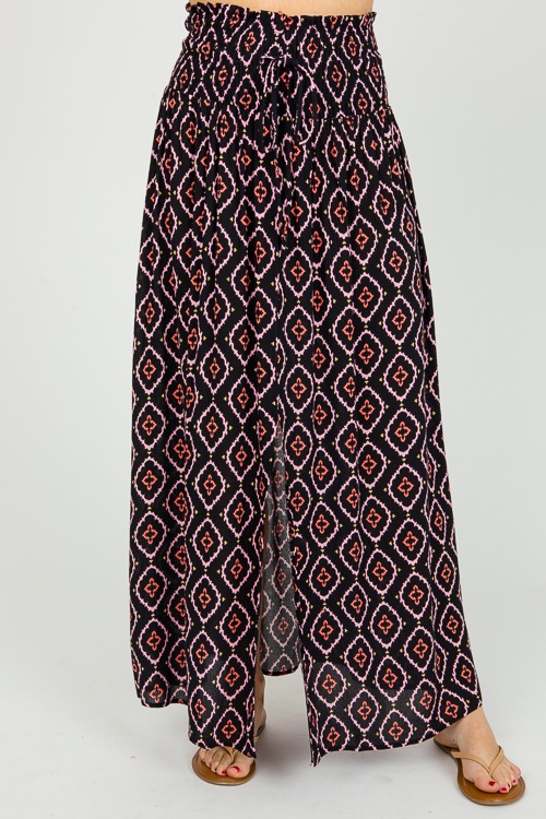 Medallion Maxi Skirt, Black - 0304-6.jpg