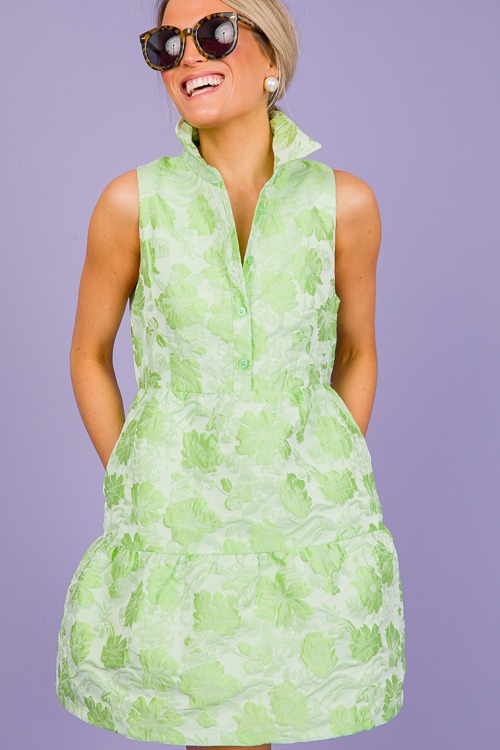 Brocade Floral Dress, Sage Lime - 0307-141.jpg