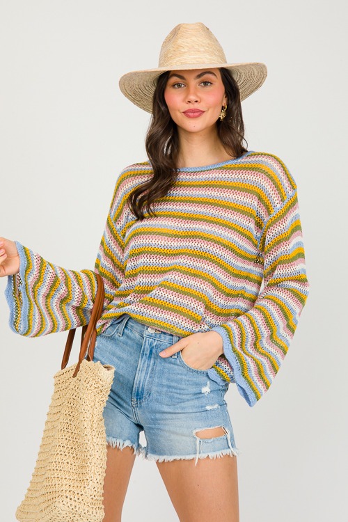 Wavy Trim Multi Stripe Sweater - 0311-13.jpg