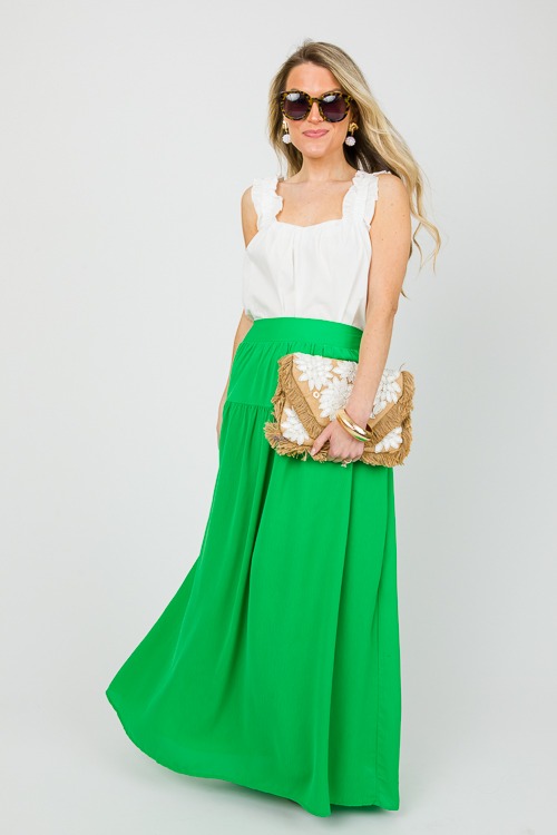 Side Pocket Maxi Skirt, Green - 0328-71.jpg