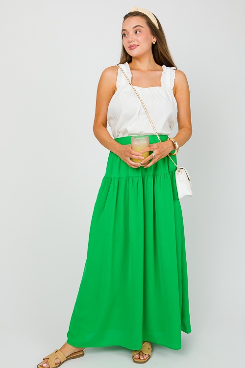 Side Pocket Maxi Skirt, Green - 0328-75.jpg