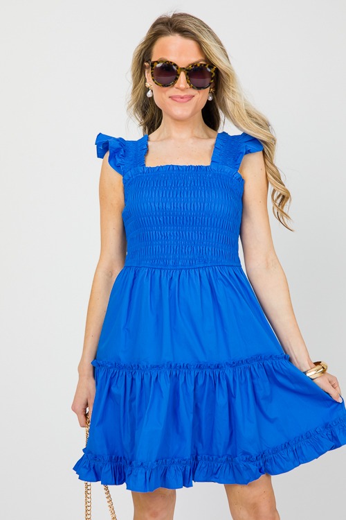 Ruffle Trim Smock Dress, Diva Blue - 0328-83p.jpg