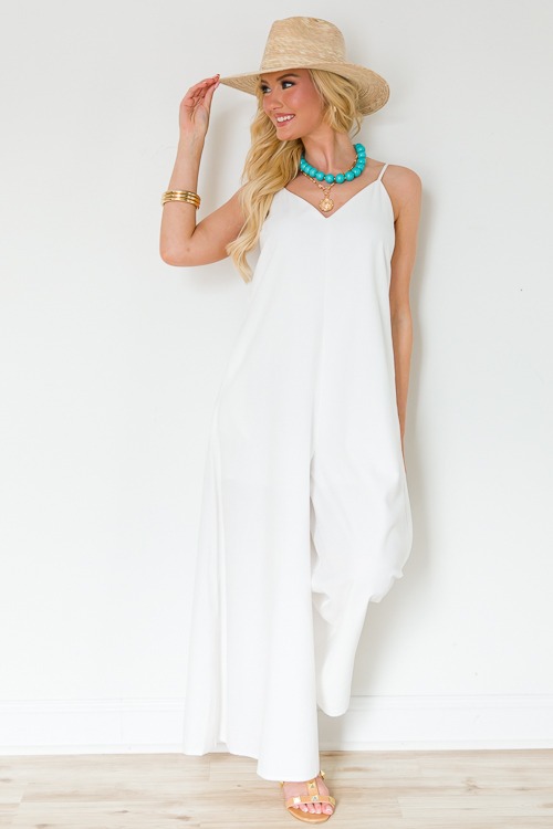 Wide Leg Jumpsuit, Off White - 0408-6.jpg