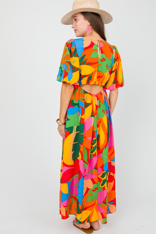 Abstract Leaf Maxi, Orange Green - 0410-17.jpg