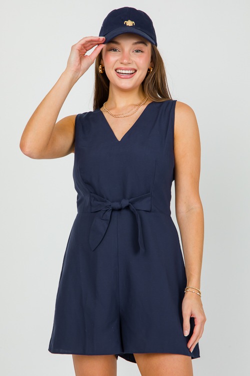 Bow Front Romper, Navy - 0418-78.jpg