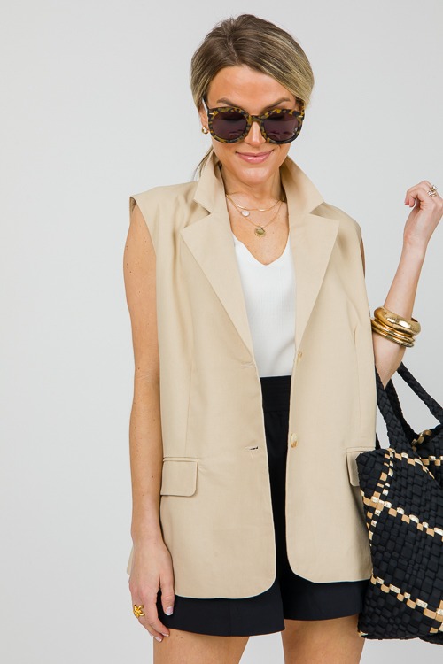 Linen Blazer Vest, Taupe - 0422-43p.jpg