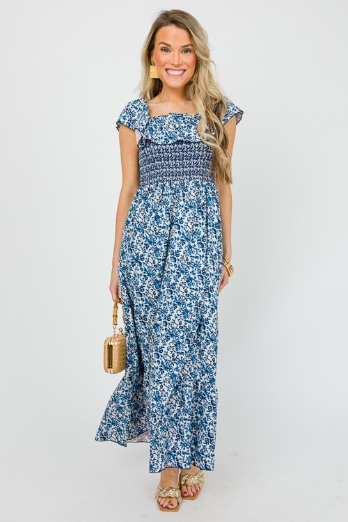 Off Shoulder Smock Maxi, Blue Floral - 0426-55.jpg