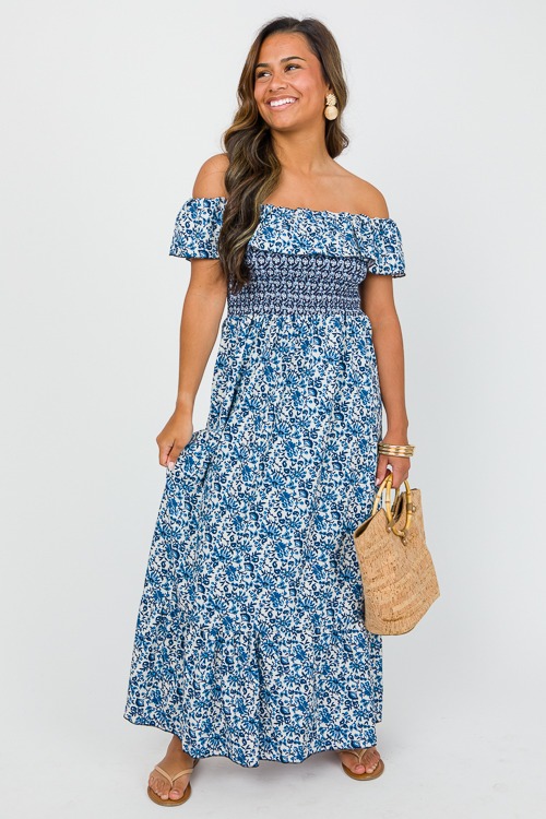 Off Shoulder Smock Maxi, Blue Floral - 0426-56.jpg