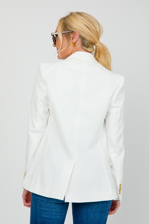 Gold Button Blazer, White - 0506-182.jpg