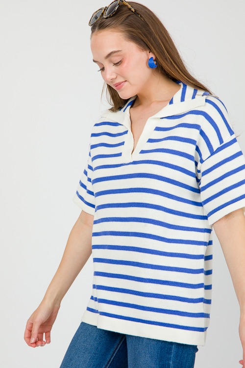 Short Sleeve Sweater, Blue Stri - 0508-78.jpg