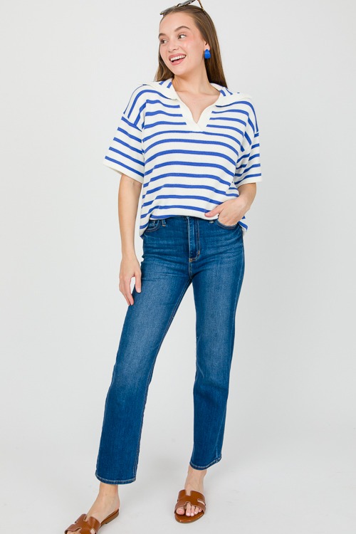 Short Sleeve Sweater, Blue Stri - 0508-79.jpg