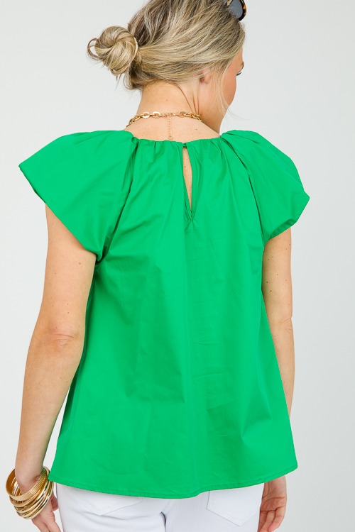 Kay Poplin Top, Green - 0514-75.jpg