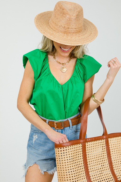 Kay Poplin Top, Green - 0514-77.jpg