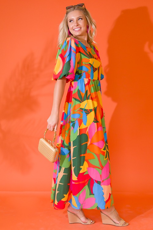 Abstract Leaf Maxi, Orange Green - 0517-357.jpg