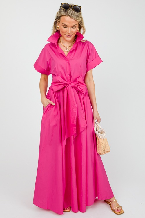 Fiona Tie Waist Maxi, Fuchsia - 0522-80.jpg