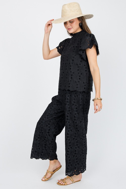 Eyelet Floral Pants, Black - 0603-116.jpg