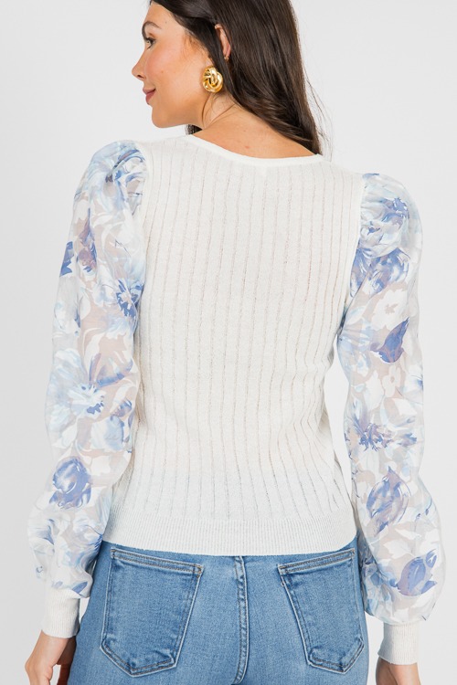 Floral Sleeve Rib Top, Blue - 0612-14-Edit.jpg