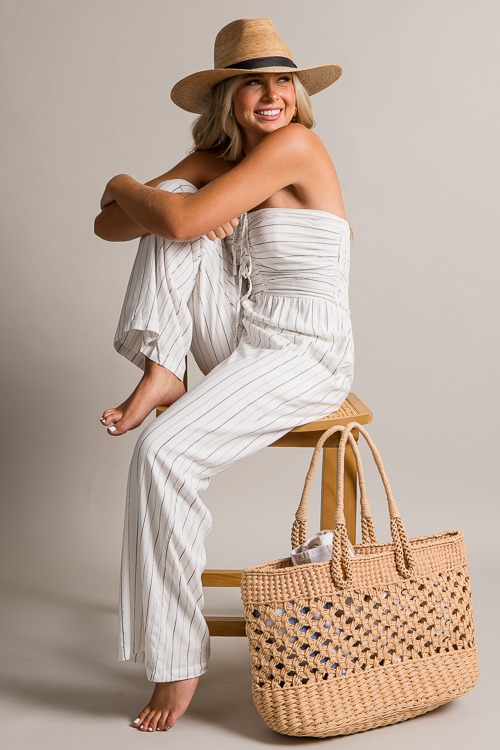 Striped Halter Jumpsuit, Off White - 0621-1p.jpg