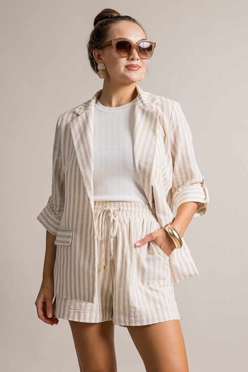 Striped Linen Shorts, Natural - 0621-307h.jpg