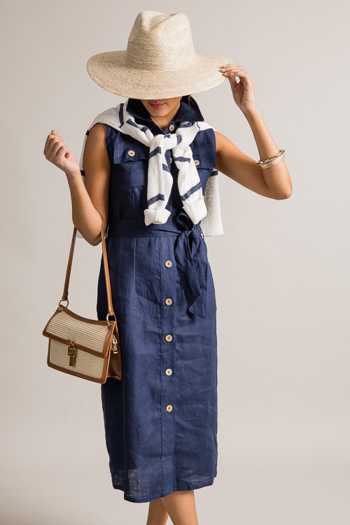 Jayla Button Up Midi, Navy - 0621-493.jpg