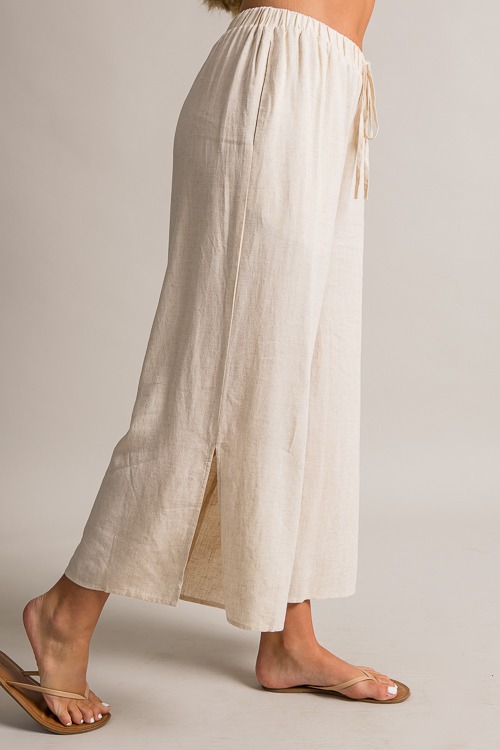 Linen Blend Pants, Natural - 0621-513.jpg