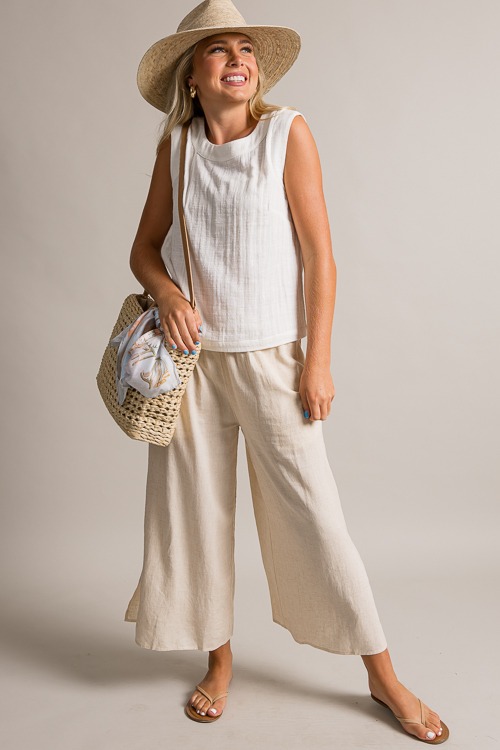 Linen Blend Pants, Natural - 0621-514.jpg