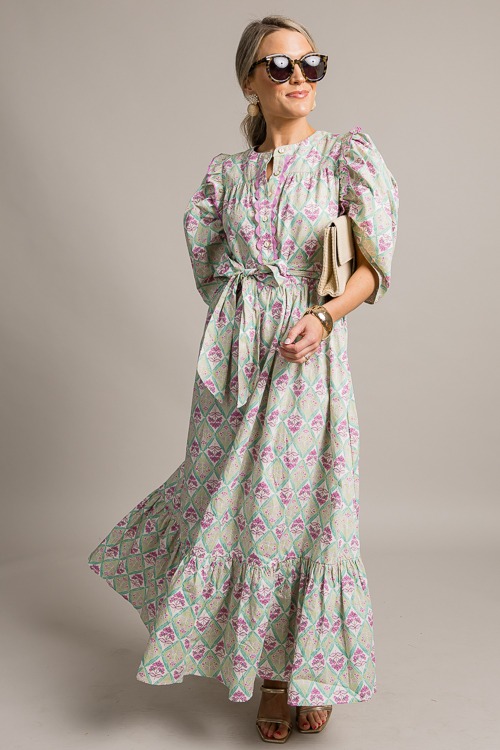 Paris Floral Maxi, Green - 0625-16p.jpg