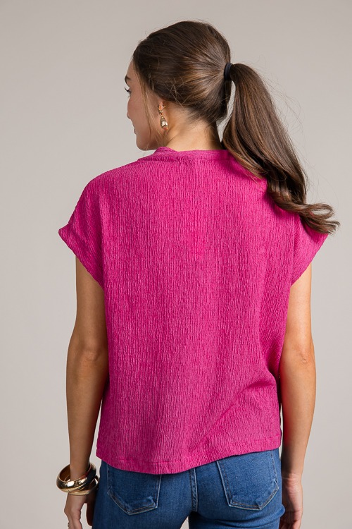 Benson Texture Top, Fuchsia - 0626-107.jpg