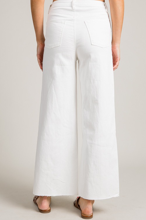 Raw Hem Wide Leg Jeans, White - 0627-113.jpg