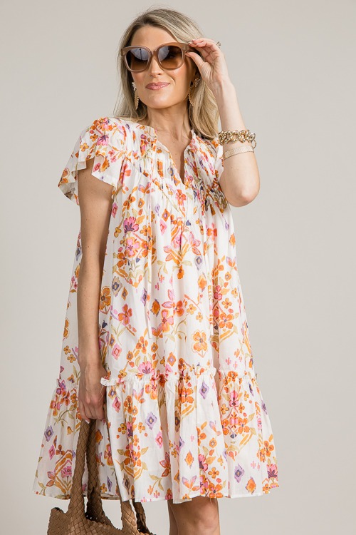 Floral Pintuck Yoke Dress, Crea - 0627-39h.jpg