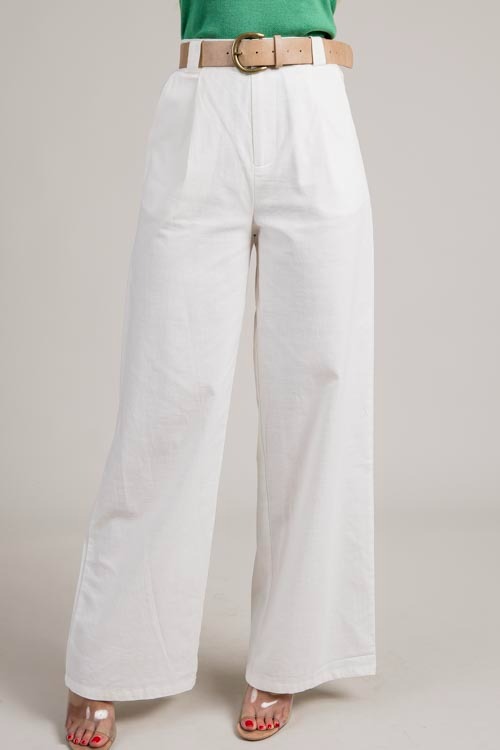 Linen Stretch Belted Trousers - 0709-84.jpg