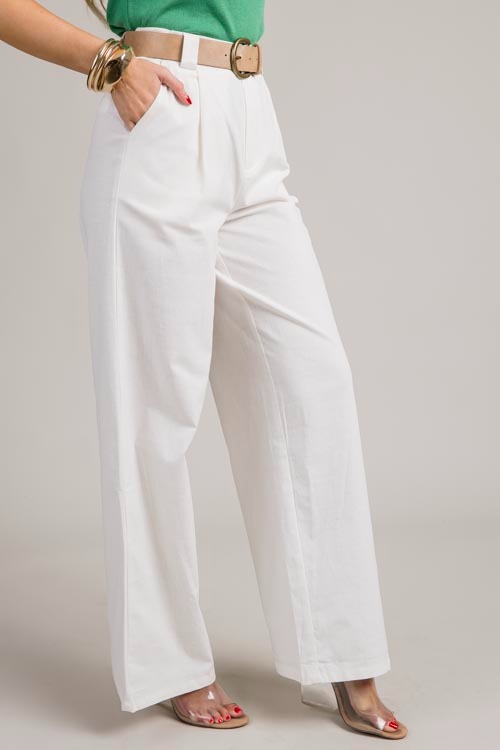 Linen Stretch Belted Trousers - 0709-85.jpg