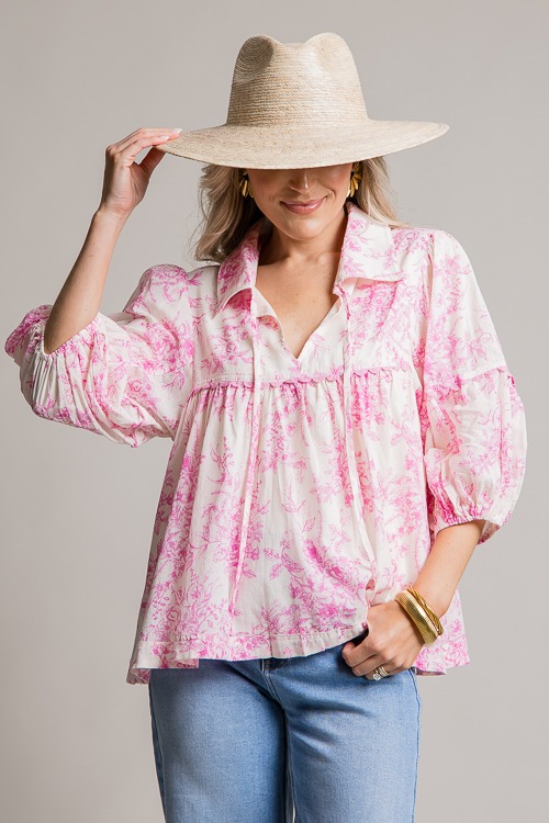 Palmer Floral Top, Pink - 0710-12p.jpg