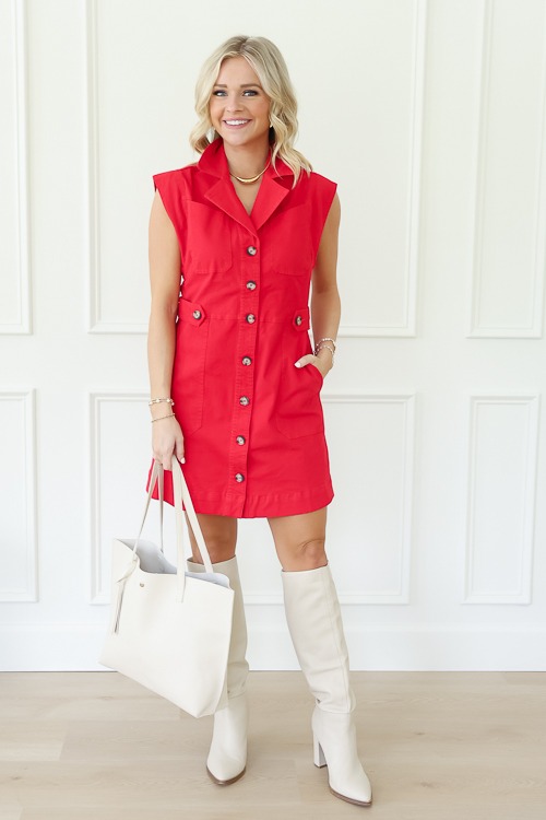 Aria Button Up Dress, Red - 0906-176p.jpg