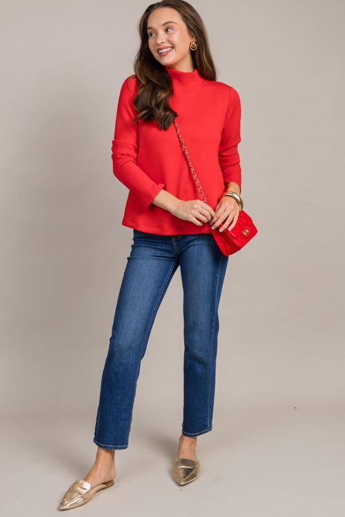 Air Essentials Mock Neck, Red - 0906-201.jpg