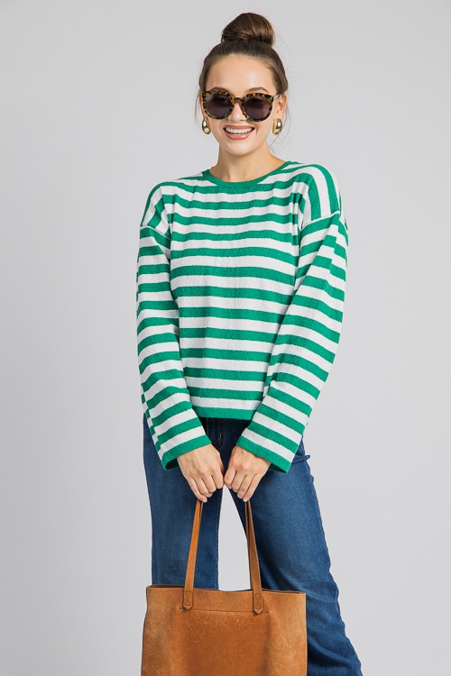 Patty Stripe Sweater, Green - 0906-39.jpg