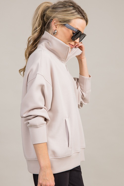 Modal Mock Neck Pullover, Mocha Cream - 0909-127h.jpg