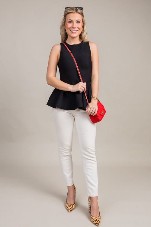 Chic Knit Peplum Top, Black - 0910-113.jpg