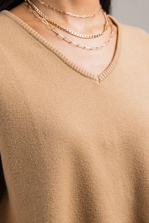 Bennett V-Neck Sweater, Khaki - 0912-36.jpg